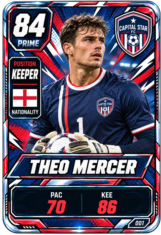 Theo Mercer — Capital Star FC player card