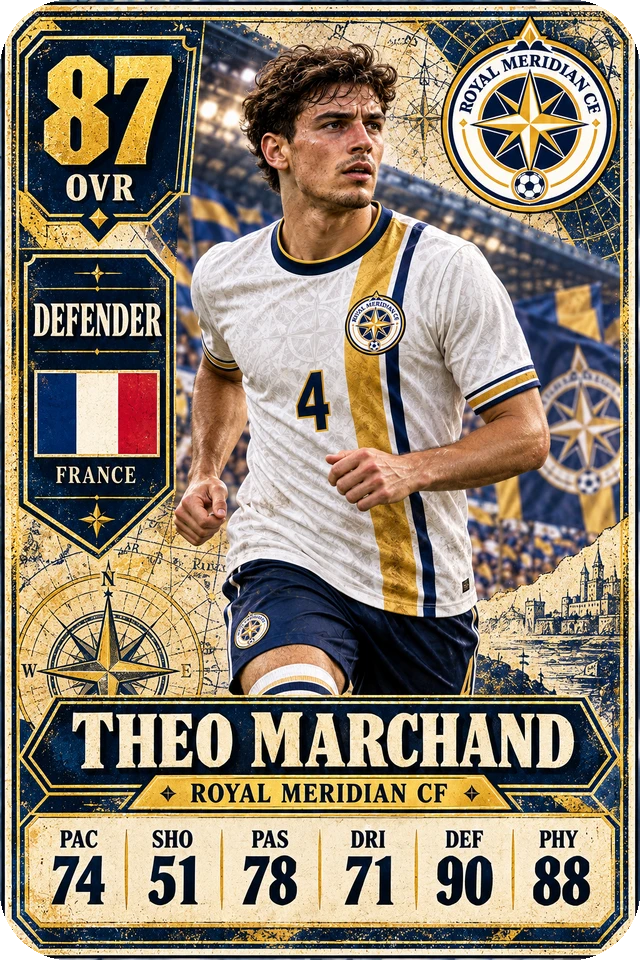 Theo Marchand — Royal Meridian CF player card